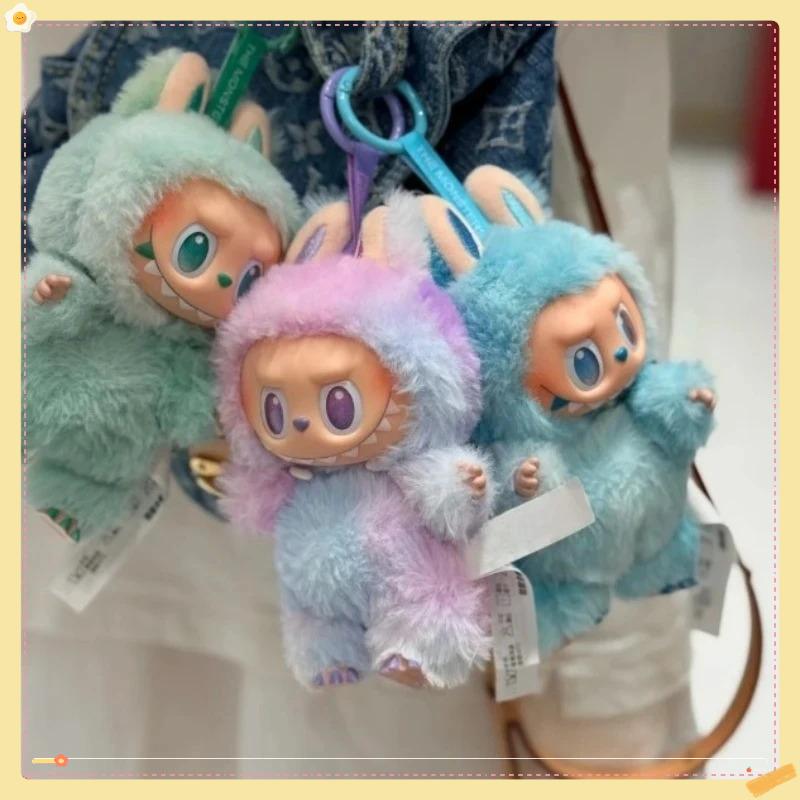 Kawaii Anime Figure 1bubu Monster Vinyl Blind Box Series Heartbeat Macaron Doll Keychain Kids Gift Birthday Holiday Ornament toy