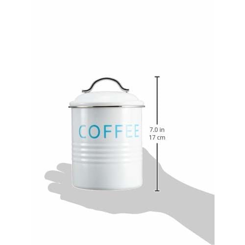 Sato Metal Industry SALUS Storage Container Barnett Canister White Coffee