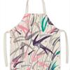 Fresh Pastoral Style Prints Supply Waterproof Pastoral Style Print Apron Kitchen Barbecue Apron