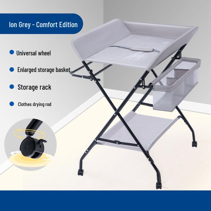 Portable Baby Changing Table: Multifunctional, Foldable & Washable for Diaper Changes and Massages