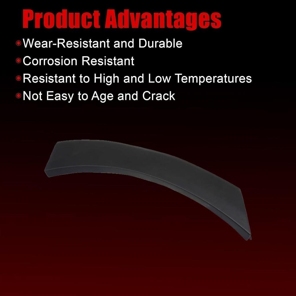 FZJDSD Black Rear Right Side Fender Molding Wheel Flare Garnish 87742-D3000CA Compatible with Hyundai Tucson 2016-2021