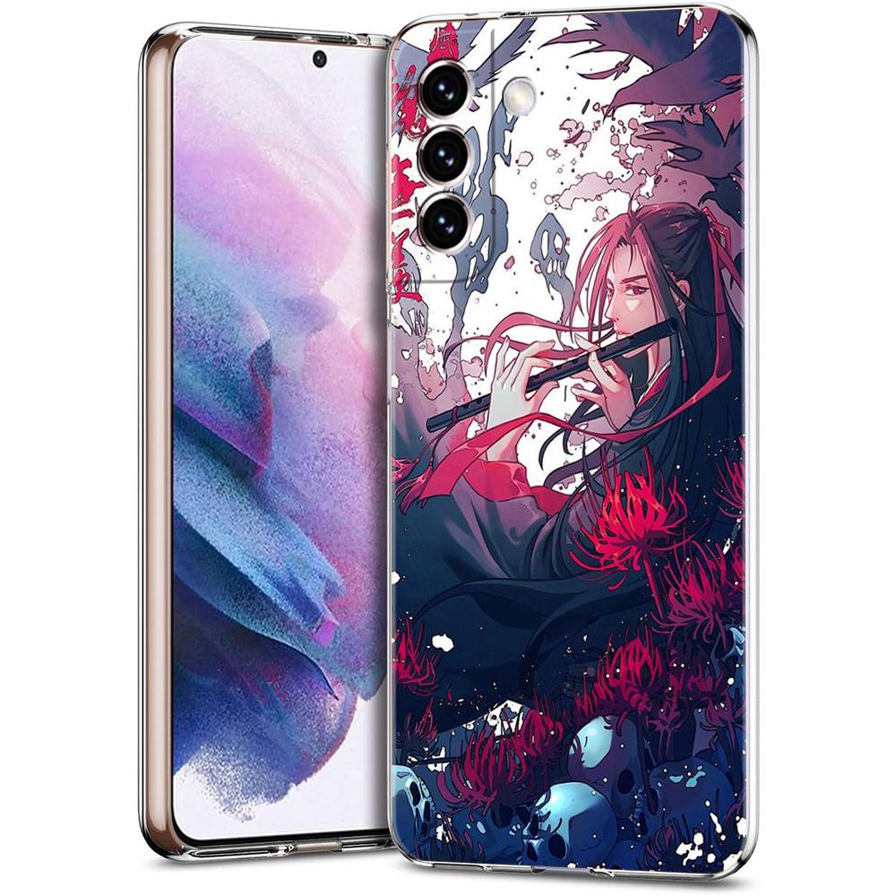 Mo Dao Zu Shi Phone Case for Samsung Galaxy S23 S20 FE S22 S21 Ultra M21 M22 M32 S10 S10E S9 S8 Plus 5G Transparent Shell Capas