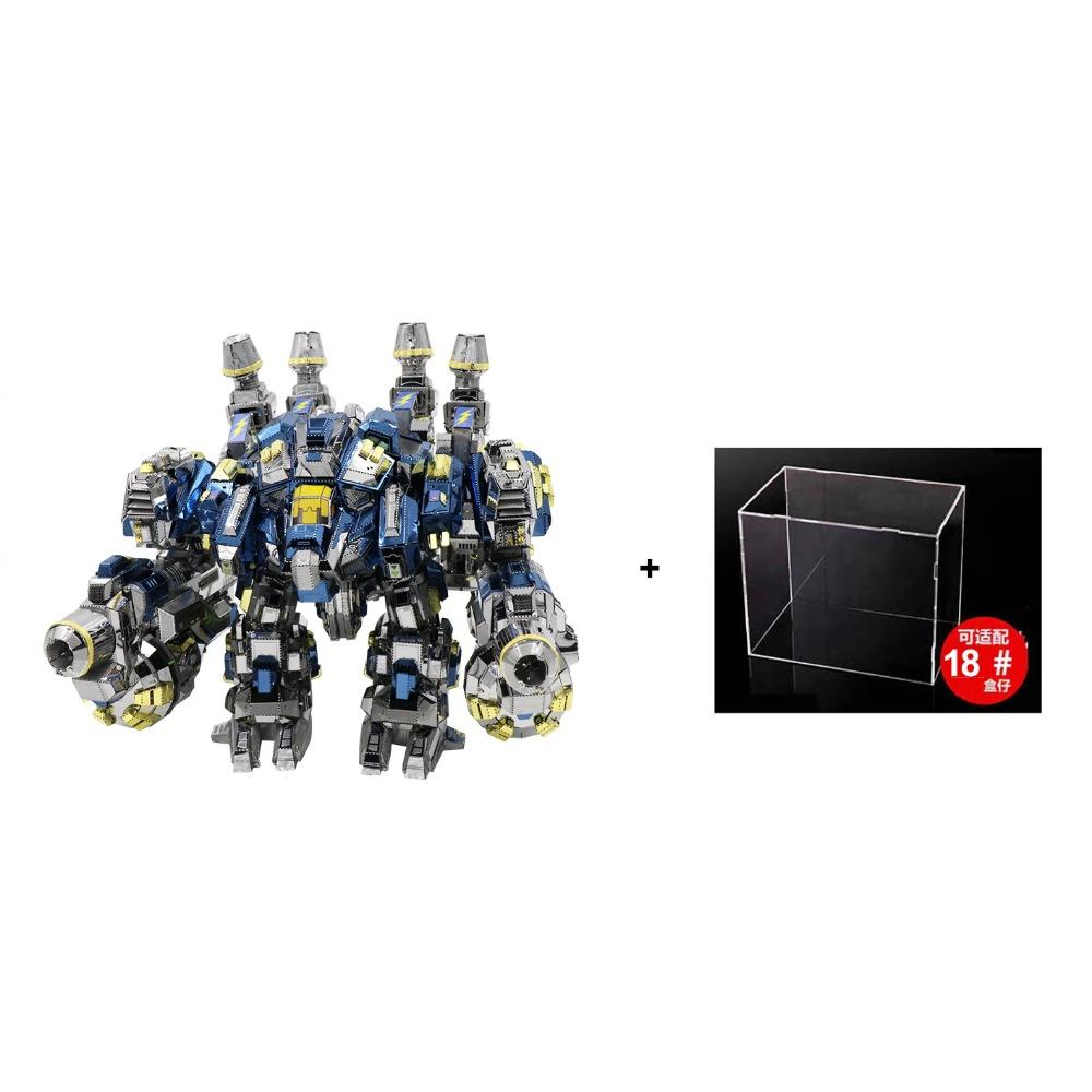 MU 3D Metal Puzzle God of war returns Thunder God Battle Armor DIY 3D Laser Cut Assemble Jigsaw Toys Desktop decoration GIFT