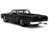 JADA TOYS 1/32 Scale Fast & Furious Chevrolet El Camino 1967 Matte Black F&F10 Chevy El Camino Diecast Model Car [Parallel Import]