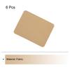 6Pcs Iron on Patches Fabric Repair Patches Iron-On Mending Fabric Khaki for Clothes Repair Pants Hole Repairing and Decoration