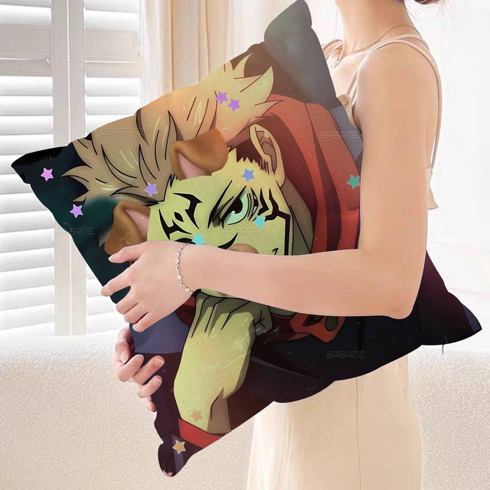 Anime Character Jujutsu Kaisen Ryomen Sukuna Pillow Cushion Cover Pillowcase Living Room Sofa Home Decor Customized
