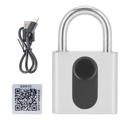 Inteligentní zámek Bluetooth s otiskem prstu, telefon s aplikací a zámkem pro sklad v kolejích