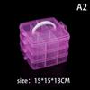 3 Layers Transparent Plastic Jewelry Storage Box Large-Capacity Finishing Box Necklace Ring Stud Earrings Box Ornament Box