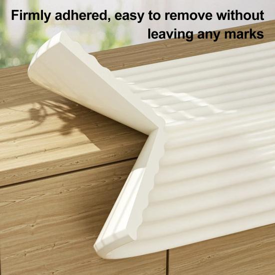200x20CM Anti-Collision Foam Safety Strip Cuttable Self-Adhesive 1.2 CM Thick Baby Proofing Furniture Corner Desk Table Edge Protector Bumper Guard