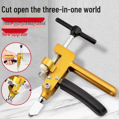 German Multifunctional Handheld Glass and Tile Cutter Tool with Locator