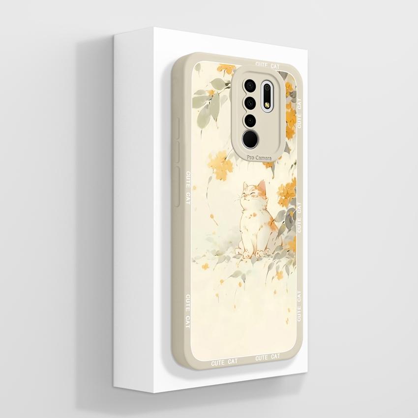 For Xiaomi Poco M2 M3 M4 M6 M7 Pro M5 M5S Mysterious Whale Phone Cases Camera Protection Liquid Silicone Anti Fall Protection Covers For Xiaomi Casing