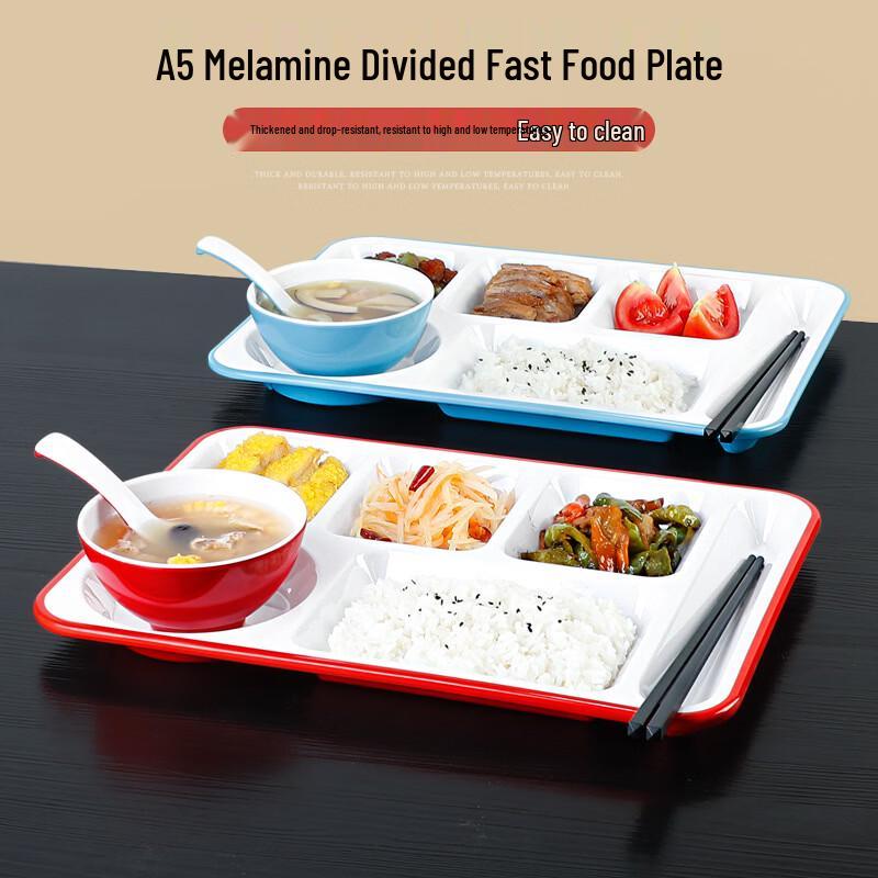 

Melamine Divided Cafeteria Tray
