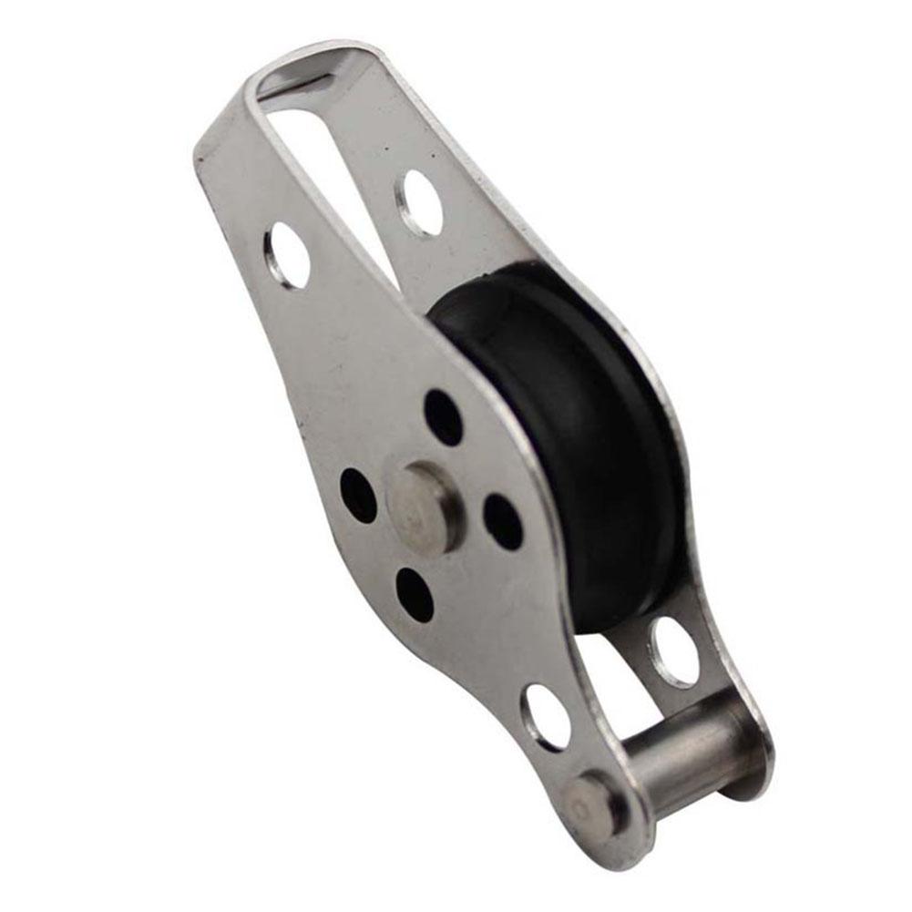 10pcs Stainless Steel  Single Pulley Strong  For Marine Lifting Hand Tools Power Tool Accessories Household Supplies