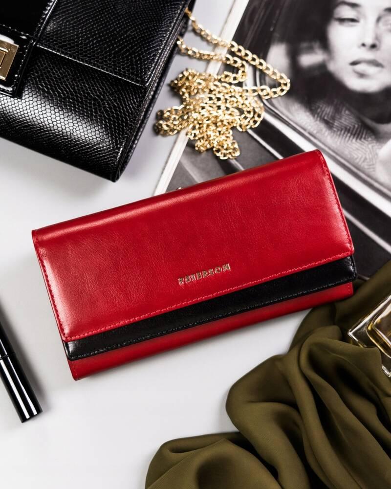 Large Women's Wallet Made of Natural Leather - Peterson