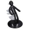 Black Human Body Knife Holder Plastic Knife Block Hollow Stab Body Knife Block for Kitchen