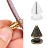 Punk Rock Clothing Studs Sturdy Alloy Rivets for Handmade Bags Shoes and Accessories Easy Installation