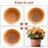 50PCS Prevent Soil Loss Breathable Gasket Leakproof Drainage Flower Pot Hole Mesh Pad Bottom Mat Breathable Drainage Gasket Net