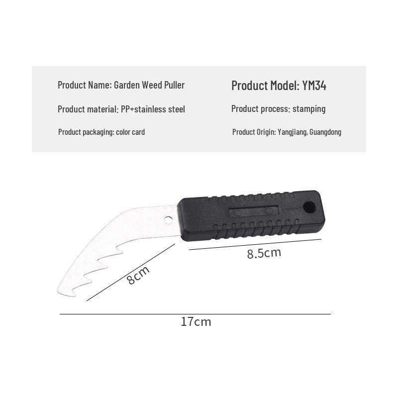 

Beginner s Convenient Weeding Knife – Versatile Garden Sickle for Manual Weeding Stainless Steel Weeding Hook - Gardening Helper x1