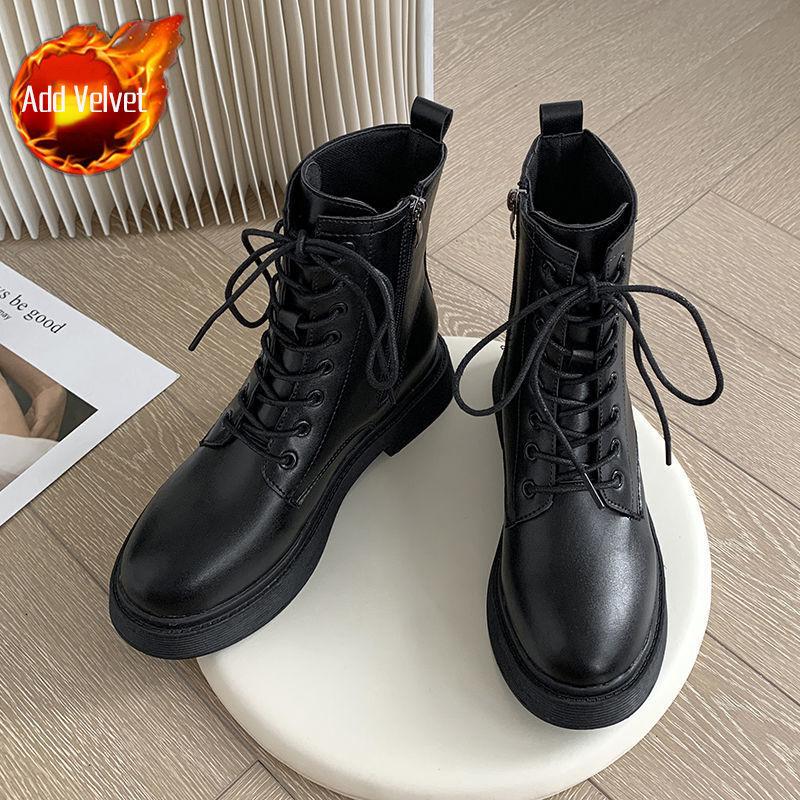 Fashion Ankle Boots for Women British Style Height Increasing Non Slip Booties Goth On Offer Designer Luxury Y2k Hot Woman Short Shoes
