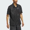 Adidas Adicross Polo Shirt Tie-Dye Cuffs Logo Short Sleeve Polo Men Tops Black IT8323