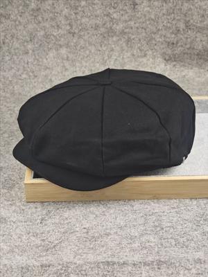 Gorras de Algodón de Verano Talla Grande 62cm Gorras de Boina para Hombre Sarja 8 Paneles Sombreros Adelante Sombrero Octogonal Retro Boinas Casuales para Hombre Cabeza Grande