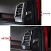 Voodonala for Ford F150 2015-2020 Chrome Dash Side Air Condictioning Outlet Vent Decorative Trim Compatible with Ford F150 2015-2020