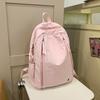Schoolbag Korean ins Lazy style schoolbag female, niche high value lightweight backpack college student simple casual backpack tide