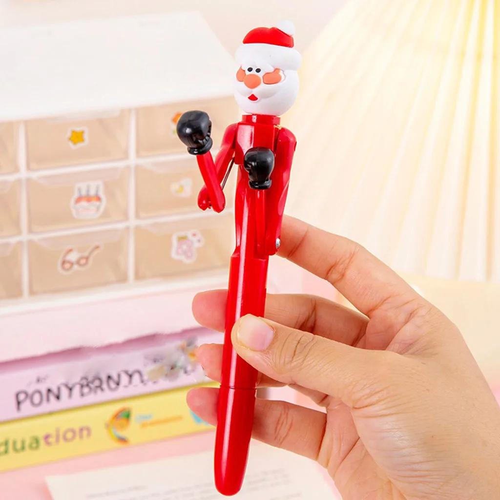 Funny Boxing Pumpkin Ballpoint Pen Halloween Gifts For Kids Pumpkin Devil Xmas Santa Snowman Pen Happy Halloween Party Favors