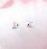 1Pair Alloy Sweet Silver Needle Stud Party Gift Little Rabbit Earrings Charming For Women Cute