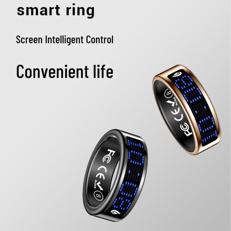 Multifunctional Bluetooth Smart Ring: Heart Rate, Blood Oxygen, Sleep Monitoring, Short Videos, Photos