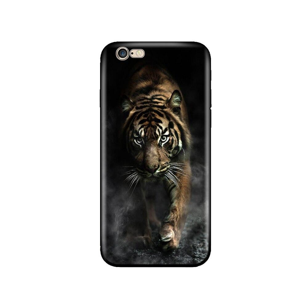 For Iphone 5s 5 S Se 2016 4.0" Case Silicon Soft Phone Cover On Apple iPhone 6s 6 S Plus Funda Coque Shell Bumper Black Tpu Case