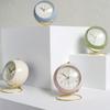 Retro Style Metal Alarm Clock Round Desktop Alarm Clock Bedside Alarm Clock Desktop Decoration WJ909