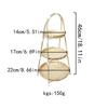 Handwoven Rattan Serving Trays & Baskets