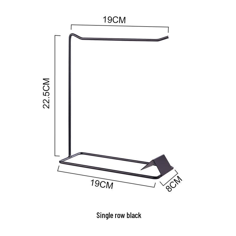 Wrought Iron Earring Holder & Jewelry Display Stand