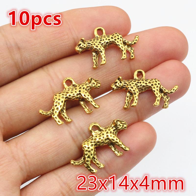 2-30pcs Animal Pendant Cute Charms Cat Dog Leopard Deer Elephant DIY Jewelry Making Accessories Findings for Necklace Keychains