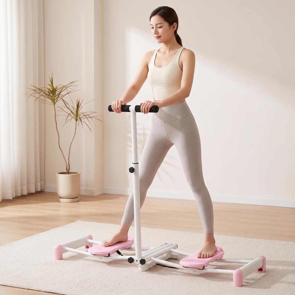Leg Exercise Machine with Handlebar Long-Lasting for Home Gym, Adults