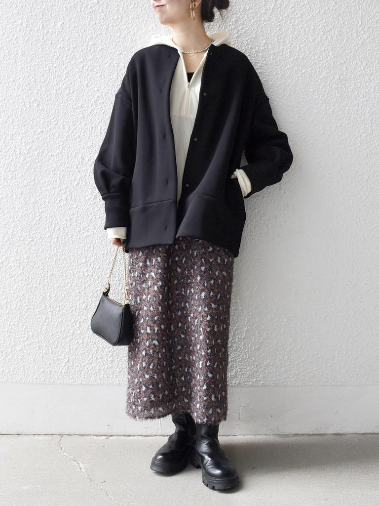 Ships Any Web Exclusive Machine Washable Cardboard Cocoon Collarless Coat 724160025 Black One Size