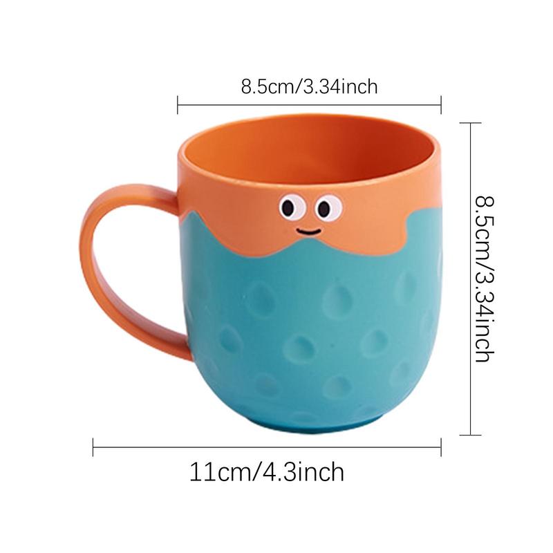 Toothbrush Holder Kids Girls Toothbrush Holder Kids Bathroom Cups Tooth Brushing Cup Elevated Bottom Round Mouth With Comfort