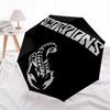 1pc Scorpions Band Logo Auto Open/close Umbrella, Portable Travel Umbrella, Everyday Use - Outdoor Accessory, Artistic Pattern, Compact Design, Fashio
