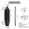 A76T-Car Universal Steering Rack And Pinion Boot Steering Rack Boot Tool Kit, Dustproof Silicone Inner Tie Rod Boot Set