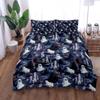 Spooky Ufo Halloween Duvet Cover Set King Queen Double Full Twin Single Size Bed Linen Set