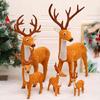Creative Christmas Elk Ornament 15/20/25/30/35cm Party Dining Table Decor