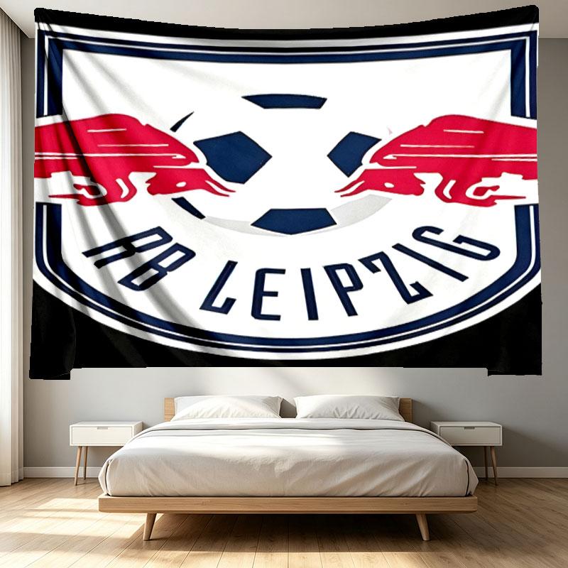 RB Leipzig Print Tapestry - Portable Wall Decor Cloth, for Home, Dorm, Travel, Bedroom, Living Room - Ideal Birthday Housewarming Gift