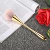 Large Size Nail Dust Brush Gold Nail Cleaning Brush Cleaning Brush Nail Art Brush  Salon Use