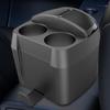 Car Console Organizer With Cup Holder Car Garbage Can Cup Holder Extra Large Waste Container Storage Box Multifunctional Vehicle