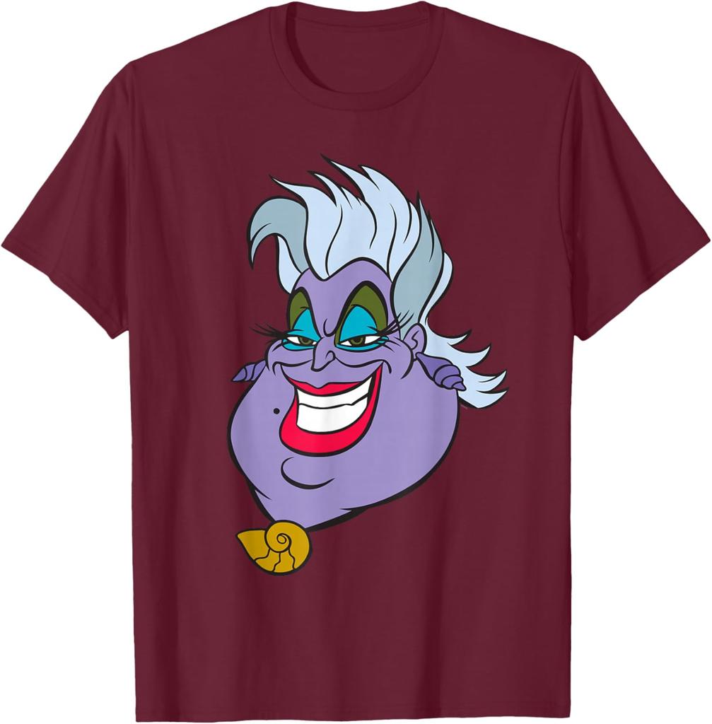 Disney Villains The Little Mermaid Ursula Big Face Costume T-Shirt