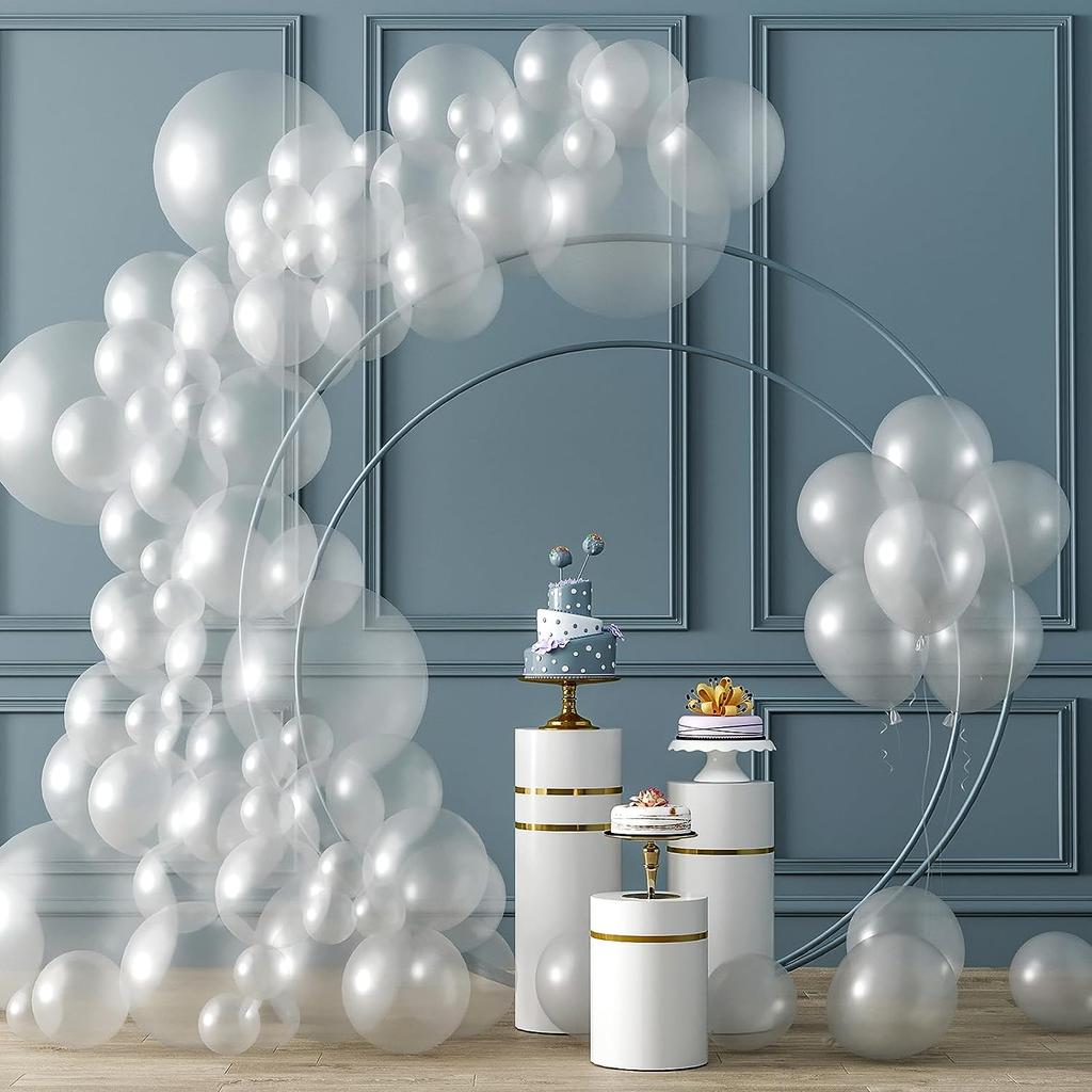 105PCS Pink Latex Balloon Set, Suitable for Birthdays, Graduation Ceremonies, Weddings, Anniversaries, and Party Decorations