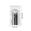 Jelly Silicone Nail Stamper With Scraper Transparent Nail Templates Stamp For Stamping Polish Printing Manicure Tools