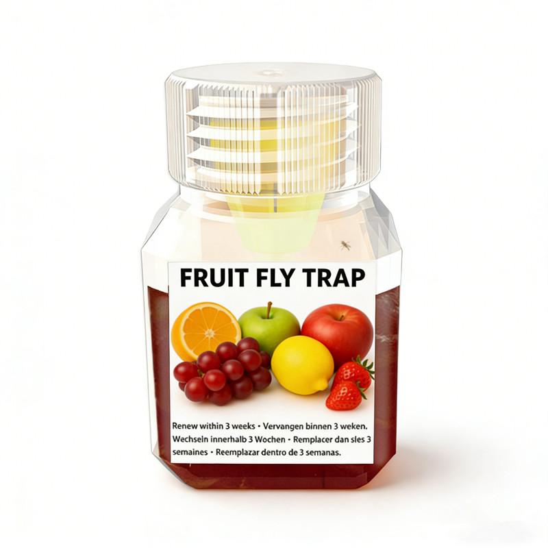 23ml Fruit Fly Trap Refill Bait Powerful Attraction for Bars Kitchens Indoor Use Long Lasting Bug Catcher Safe for Family