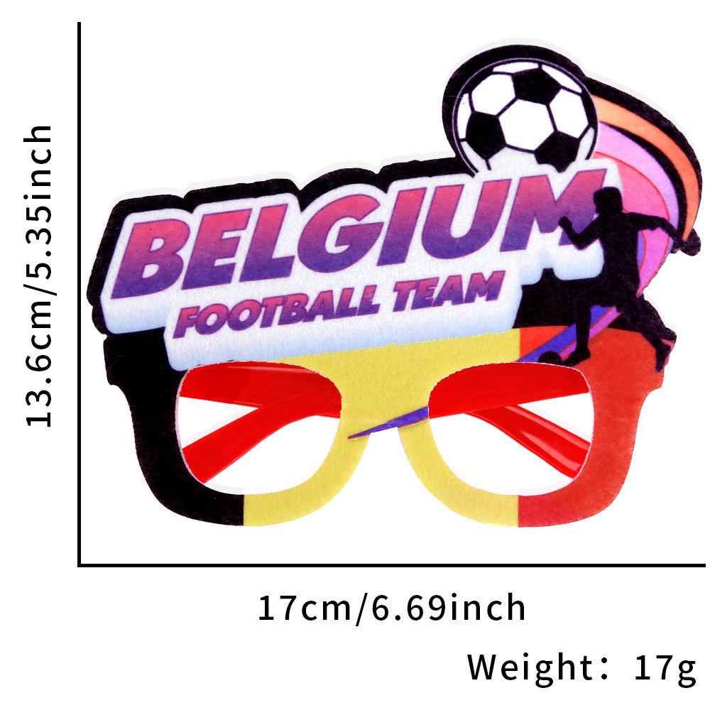 Football glasses, football league, bar clubs, party decorations, props, World Cup fan supplies